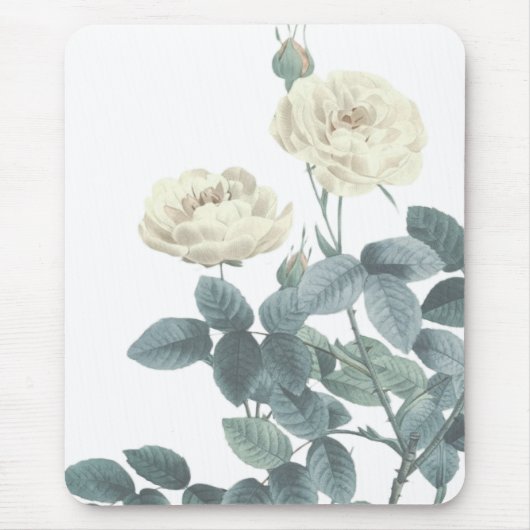 Blühende Rose Sommer Blumenblütenbotanisch Mousepad (Vorne)