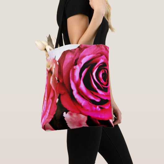 Blühende Rose Tasche (Von Nahem)