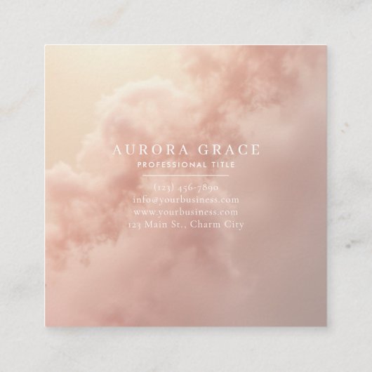 Blühende Rose Telefonnummerkarte (Rückseite)