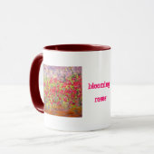 blühende Rosen (Slogan) Tasse (Vorderseite Links)