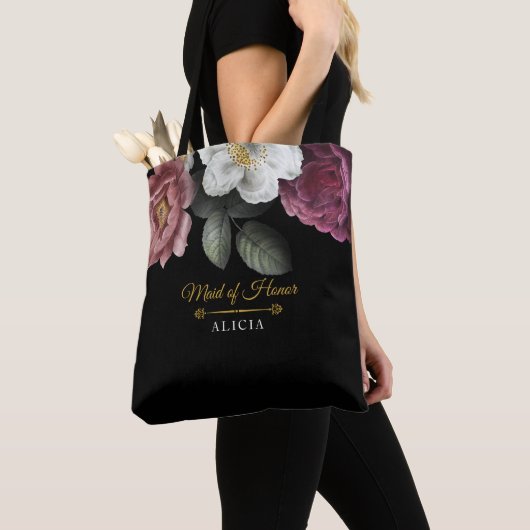 Blühende Rosen Tasche (Von Nahem)
