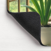 Blühende rote Amaryllis Mousepad (Ecke)