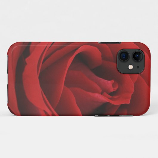 Blühende Rote Rose Case-Mate iPhone Hülle (Rückseite (Horizontal))