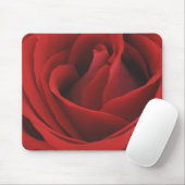Blühende Rote Rose Mousepad (Mit Mouse)