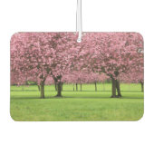 Blühende Sakura-Bäume Autolufterfrischer (Vorderseite)