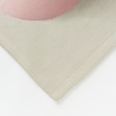 Blühende Sakura Geometric Fleece Blanket (Ecke)