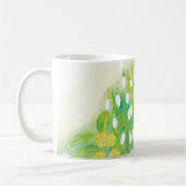 Blühende Schneekanäle und ein Igel Kaffeetasse (Links)
