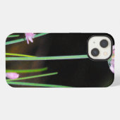 Blühende Schnittlauch iPhone Hülle (Rückseite (Horizontal))
