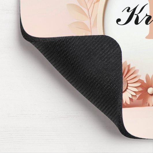 Blühende Schönheit Anpassbare Blumenmousepad Mousepad (Ecke)