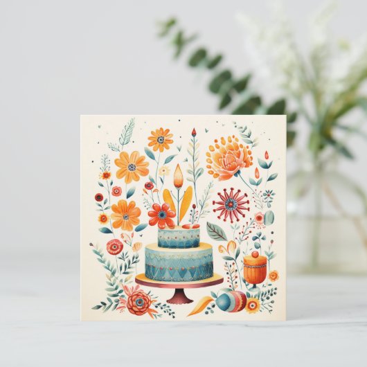 Blühende Schönheit: blühende Wünsche (Stehend Vorderseite)