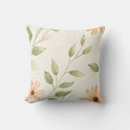 "Blühende Schönheit - Blumenmuster-Muster-Pillow" Kissen