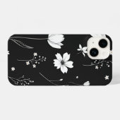 Blühende Schönheit: Elegante mobile Abdeckung iPhone Hülle (Rückseite (Horizontal))