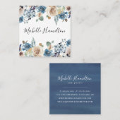 Blühende Schönheit | Quadratische Visitenkarte (Vorne/Hinten)