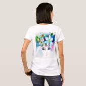 Blühende Schönheit T-Shirt (Schwarz voll)