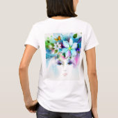 Blühende Schönheit T-Shirt (Rückseite)