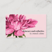 Blühende Schönheit | Wasserfarbener Hautpflegeästh Visitenkarte (Vorderseite)