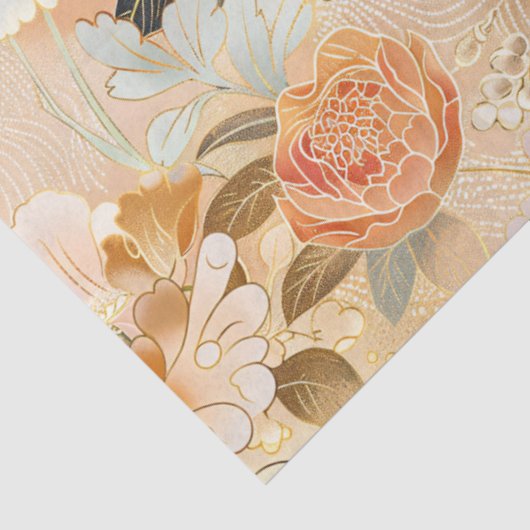 Blühende Schönheitsentziehung Seidenpapier (Ausschnitt)