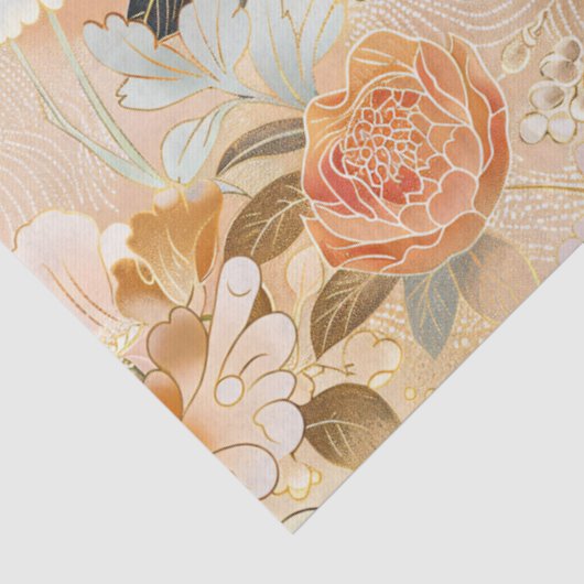 Blühende Schönheitsentziehung Seidenpapier (Ausschnitt)