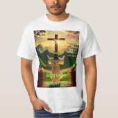 Blühende Segnungen: Design des OsterT - Shirt (Vorderseite)