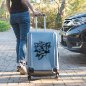 Blühende Selbstdarstellung: Rose Tattoo Aufkleber (Koffer Insitu)