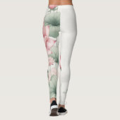 Blühende Serenity Lotus Leggings (Rückseite)