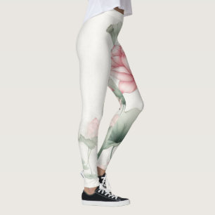 Blühende Serenity Lotus Leggings