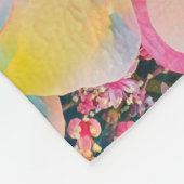 Blühende Sommer-Hydrangea-Blume Fleecedecke (Ecke)