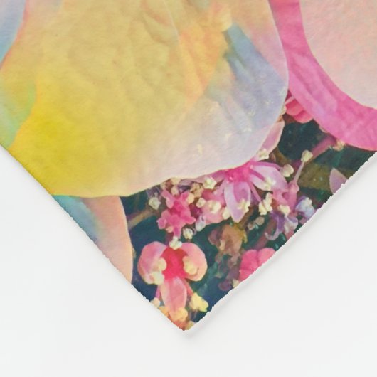 Blühende Sommer-Hydrangea-Blume Fleecedecke (Ecke)