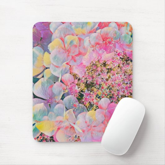 Blühende Sommer-Hydrangea-Blume Mousepad (Mit Mouse)