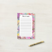 Blühende Sommer-Hydrangea-Blume Post-it Klebezettel (Auf Schreibtisch)