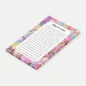 Blühende Sommer-Hydrangea-Blume Post-it Klebezettel (angewinkelt)