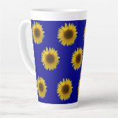 Blühende Sonnenblume Milchtasse (Linke Ecke)