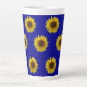 Blühende Sonnenblume Milchtasse (Vorderseite)