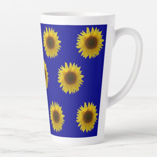 Blühende Sonnenblume Milchtasse (Rechts)