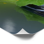 blühende Sonnenblume Poster (Ecke)