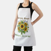 Blühende Sonnenblumen Botanische Blumenkunst Gesch Schürze (InSitu)