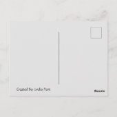 Blühende Sonnenblumenschildkröte Postkarte (Rückseite)