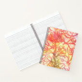 Blühende Spirale Notizblock (Innenseite)