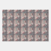 Blühende Stille Ätherisch Pink Fantasy Art Geschenkpapier Set (Vorderseite 3)