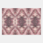 Blühende Stille Ätherisch Pink Fantasy Art Geschenkpapier Set (Vorderseite)