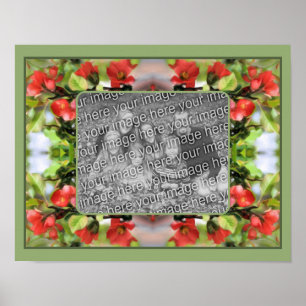 Blühende Stille Blüten schaffen Ihr eigenes Foto Poster