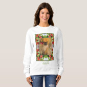 Blühende Stille Blüten schaffen Ihr eigenes Foto Sweatshirt (Vorne ganz)