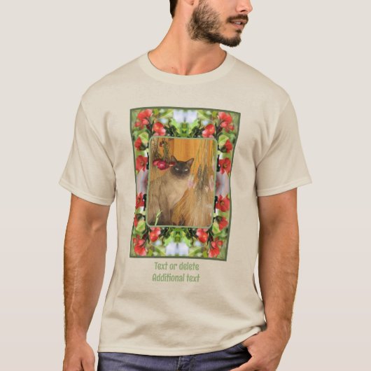 Blühende Stille Blüten schaffen Ihr eigenes Foto T-Shirt (Vorderseite)