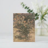 Blühende Sträucher, Vincent van Gogh Postkarte (Stehend Vorderseite)