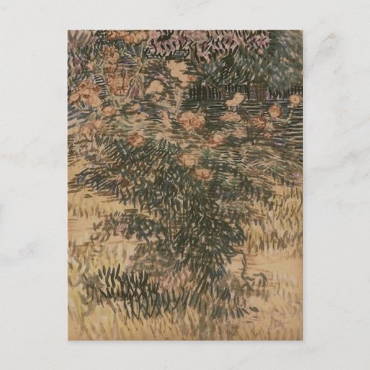 Blühende Sträucher, Vincent van Gogh Postkarte (Vorderseite)