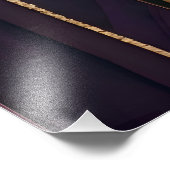 Blühende Tapete Violet Gold Wisteria Fotodruck (Ecke)