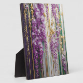 Blühende Tapete Violet Gold Wisteria Fotoplatte (Seite)