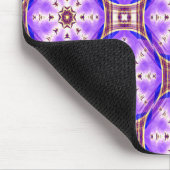 Blühende Tartan-Sterne... Mousepad (Ecke)