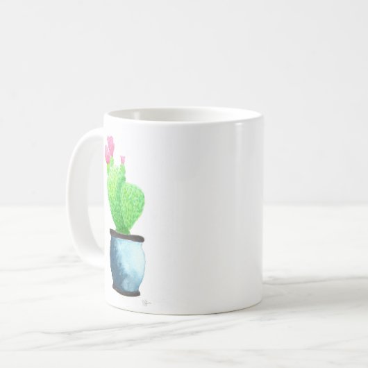 Blühende Tasse (Vorderseite Links)