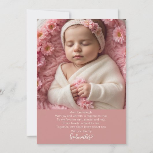 Blühende Träume - ein Vorschlag für eine süße Mutt Einladung (Vorderseite)